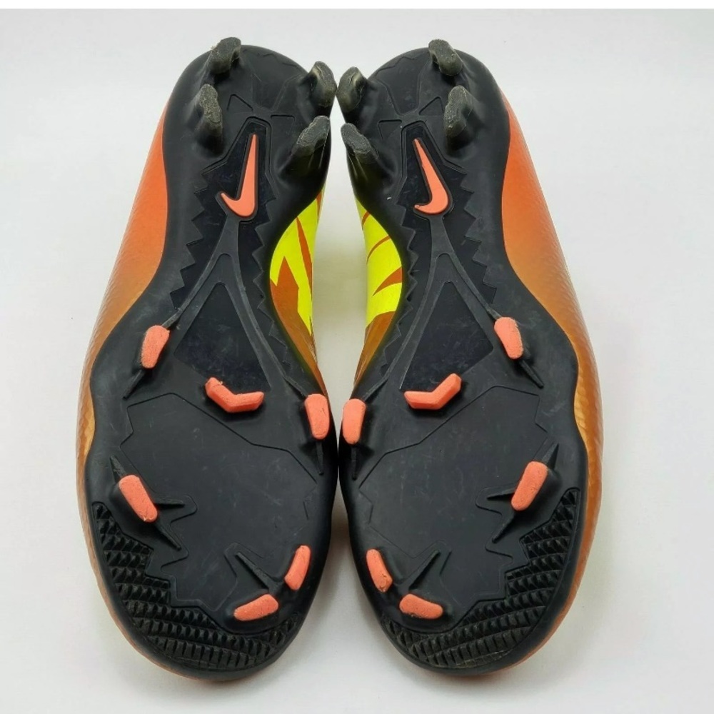 Nike Mercurial Orange Soccer Cleats  Mans Size 7.5 - Picture 9 of 10